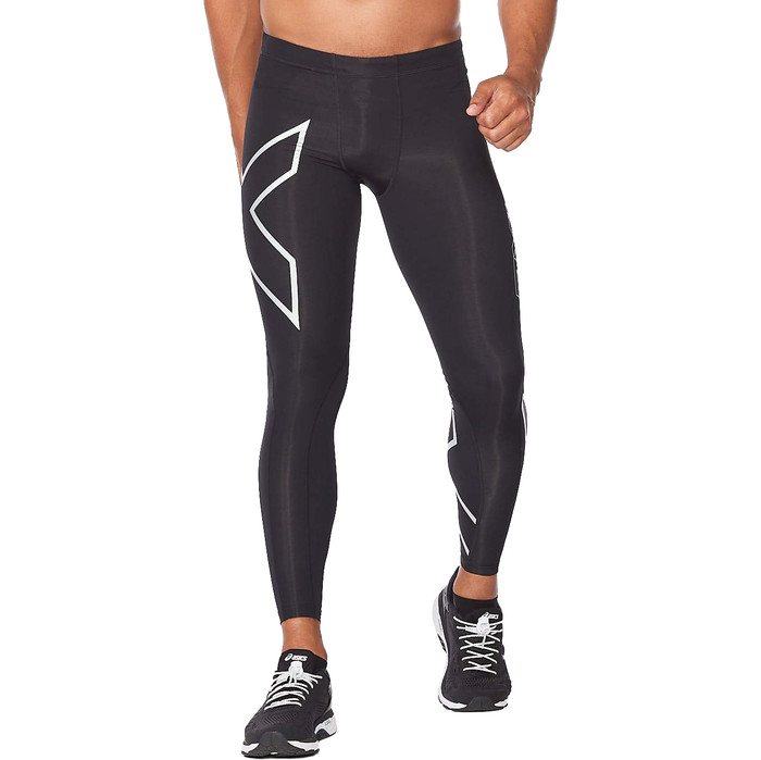 2021 2XU Mens Core Compression Tights MA3849b - Black